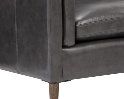 Sunpan - Westport Richmond Sofa - Brentwood Charcoal Leather - 110576 view 5