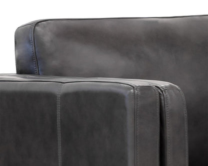 Sunpan - Westport Richmond Sofa - Brentwood Charcoal Leather - 110576 view 6