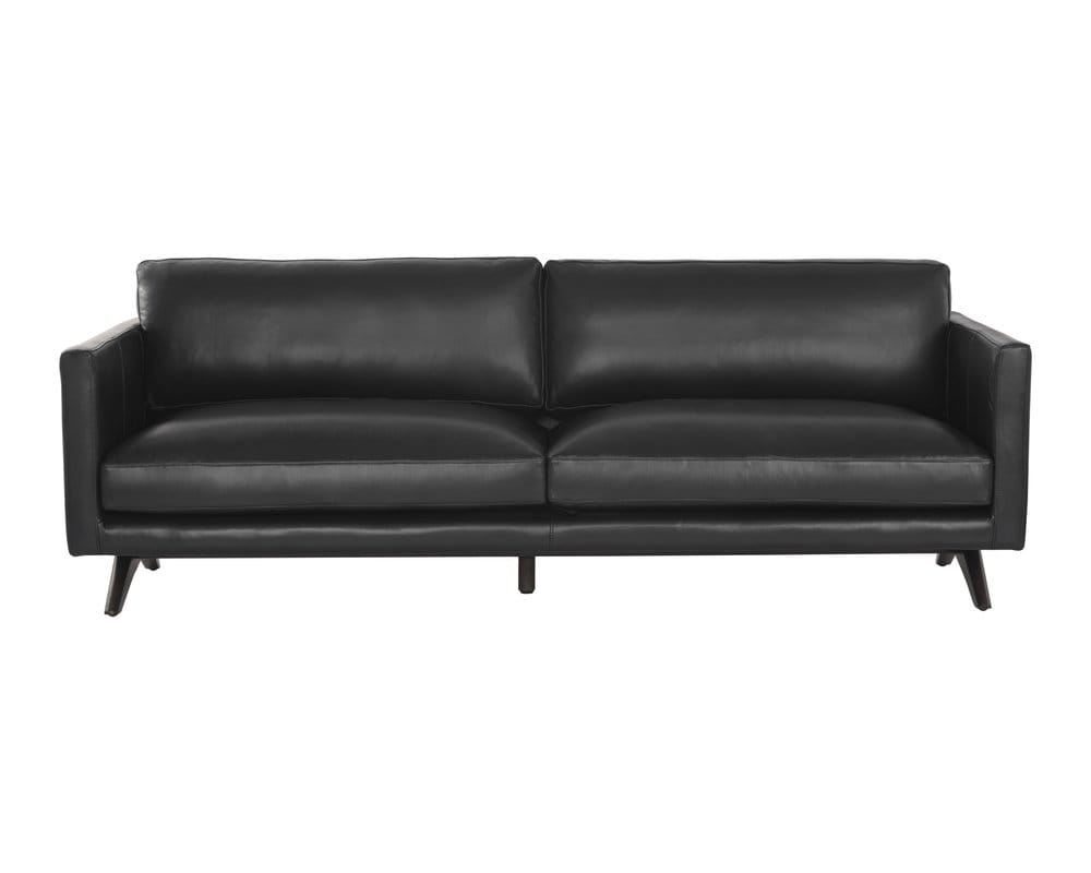 Sunpan - Westport Rogers Sofa - Cortina Black Leather - 110580 view 2