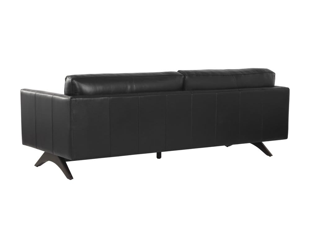 Sunpan - Westport Rogers Sofa - Cortina Black Leather - 110580 view 3