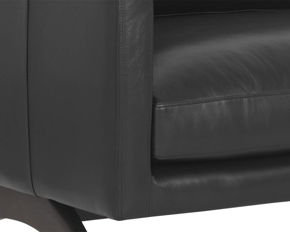 Sunpan - Westport Rogers Sofa - Cortina Black Leather - 110580 view 5