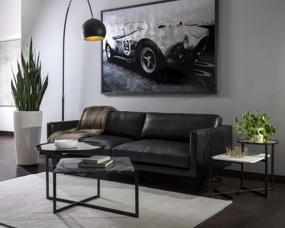 Sunpan - Westport Rogers Sofa - Cortina Black Leather - 110580 view 8