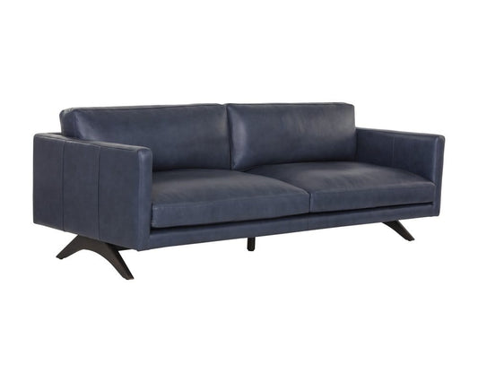Sunpan - Westport Rogers Sofa - Cortina Ink Leather - 110581 view 1