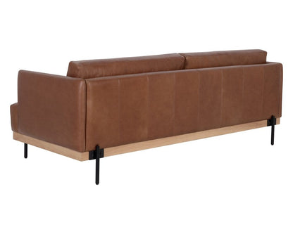 Sunpan - Westport Saul Sofa - Shalimar Tobacco Leather - 111425_CLOSEOUT view 3
