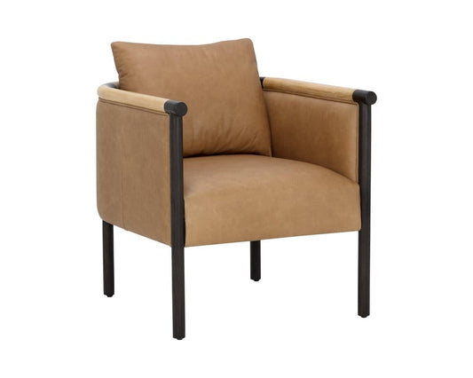 Sunpan - Westport Wilder Lounge Chair - Ludlow Sesame Leather - 111423 view 1