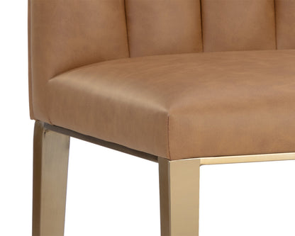Sunpan - Wilbur Counter Stool - Milliken Cognac - 111431 view 7