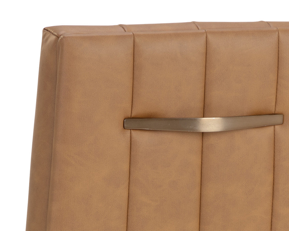 Sunpan - Wilbur Counter Stool - Milliken Cognac - 111431 view 8