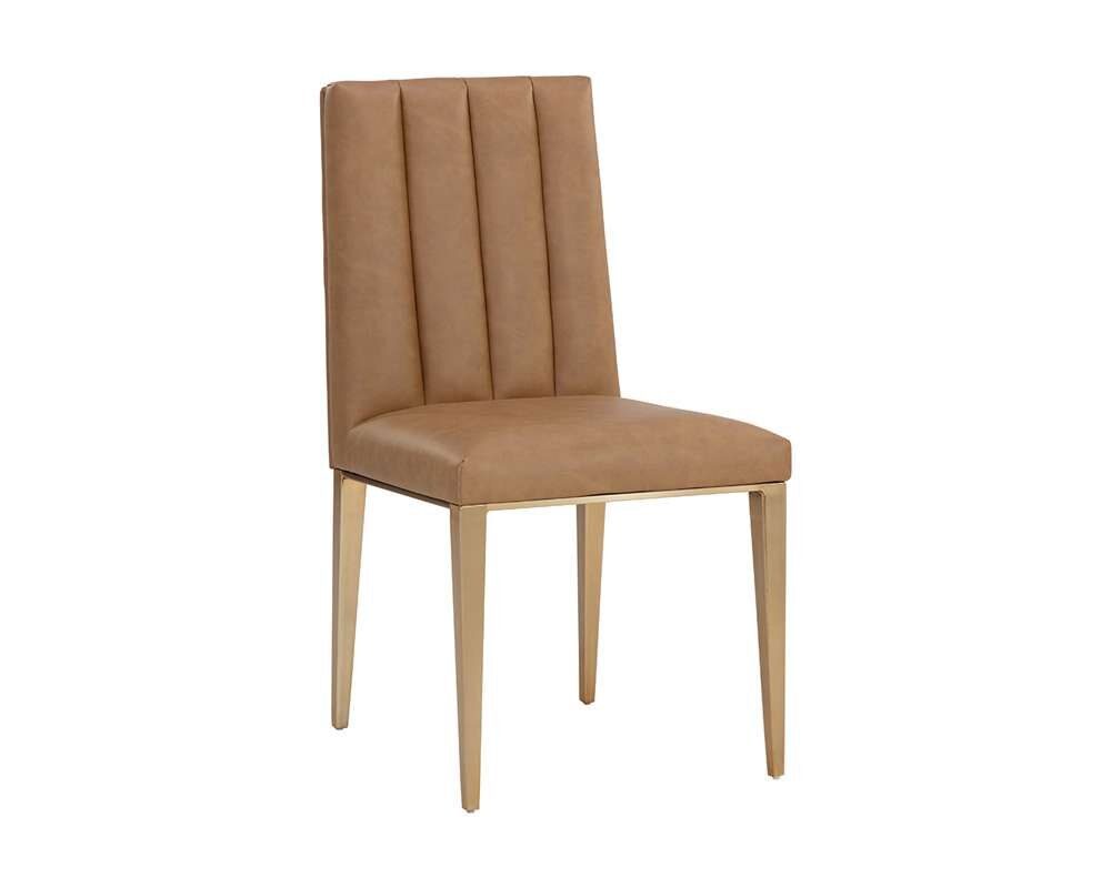 Sunpan - Wilbur Dining Chair - Milliken Cognac (Set Of 2) - 111429 veiw 1
