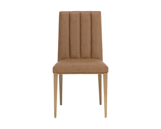 Sunpan - Wilbur Dining Chair - Milliken Cognac (Set Of 2) - 111429 view 2