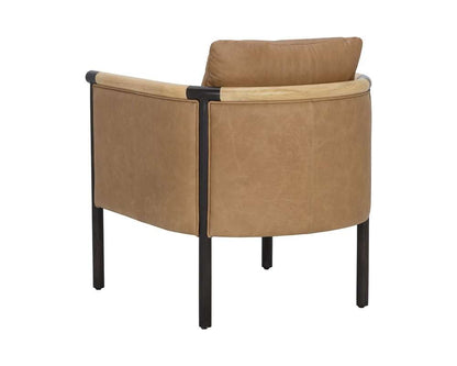 Sunpan - Westport Wilder Lounge Chair - Ludlow Sesame Leather - 111423 veiw 4