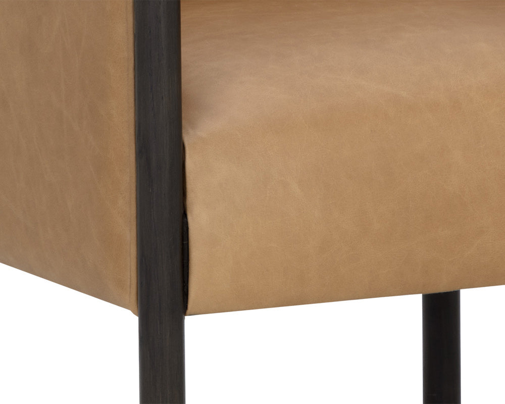 Sunpan - Westport Wilder Lounge Chair - Ludlow Sesame Leather - 111423 view 6