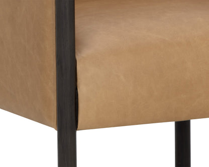 Sunpan - Westport Wilder Lounge Chair - Ludlow Sesame Leather - 111423 view 6