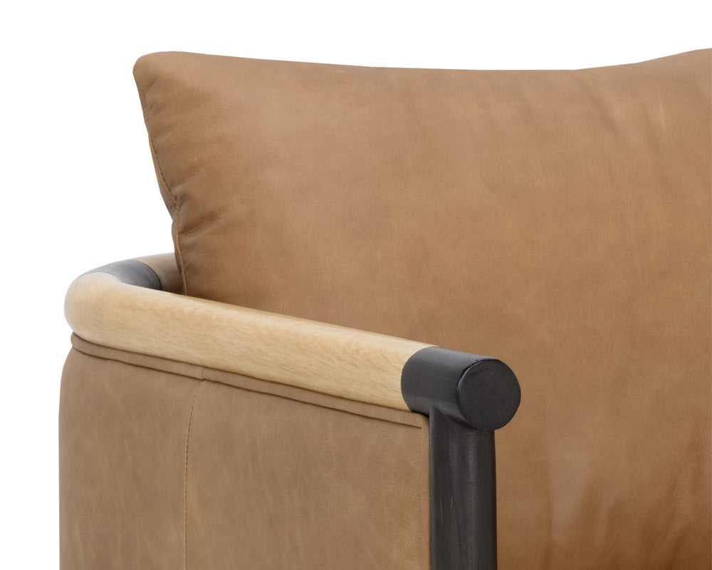 Sunpan - Westport Wilder Lounge Chair - Ludlow Sesame Leather - 111423 view 7