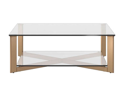 Sunpan - Ikon Xavier Coffee Table - Square - Antique Brass - 109187 veiw 4