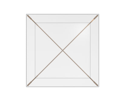 Sunpan - Ikon Xavier Coffee Table - Square - Antique Brass - 109187 view 7