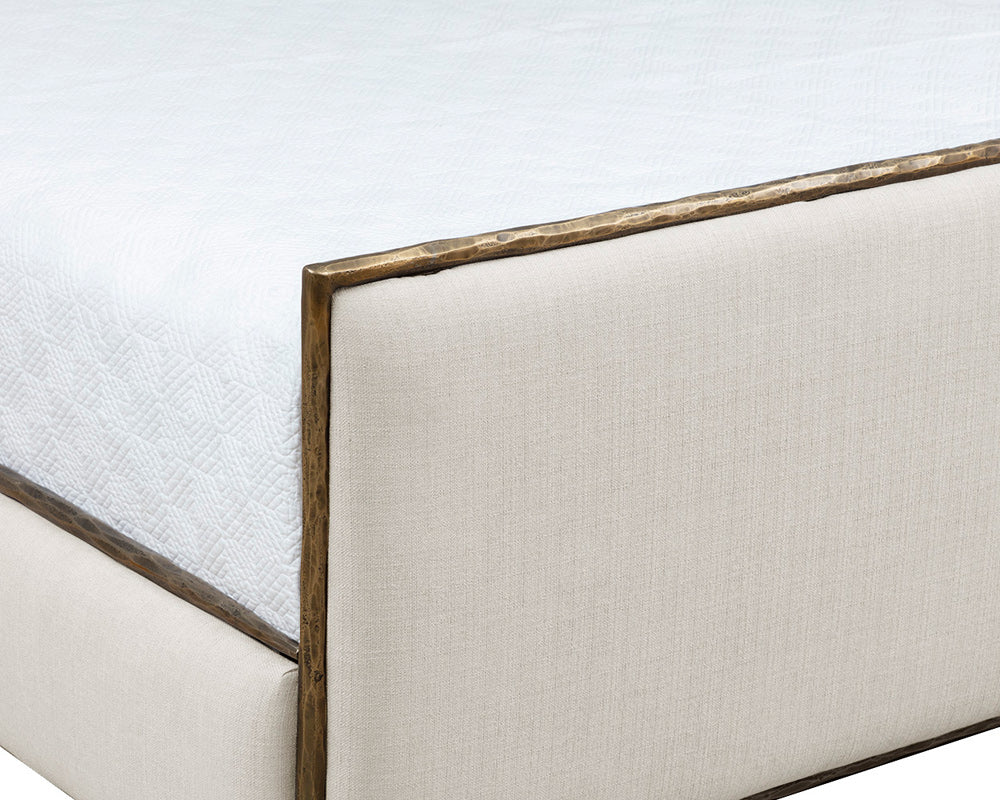 Sunpan - Yasmine Bed - King - Zenith Alabaster - 111736 view 2