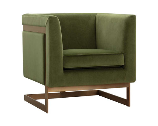 Sunpan - Ikon Yvette Armchair - Gold - Meg Olive - 110383 veiw 1