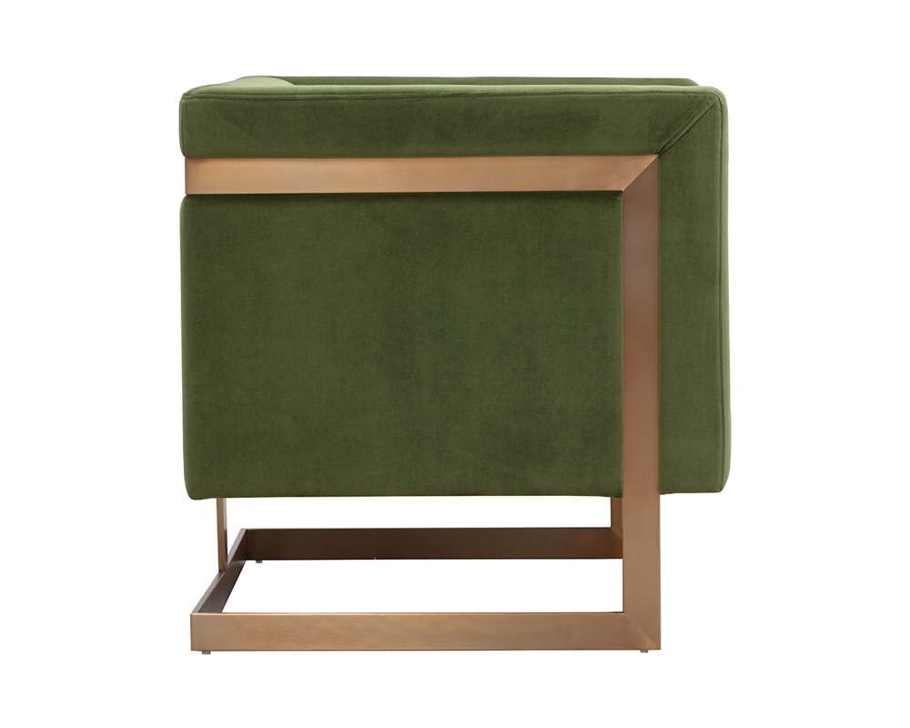 Sunpan - Ikon Yvette Armchair - Gold - Meg Olive - 110383 veiw 3