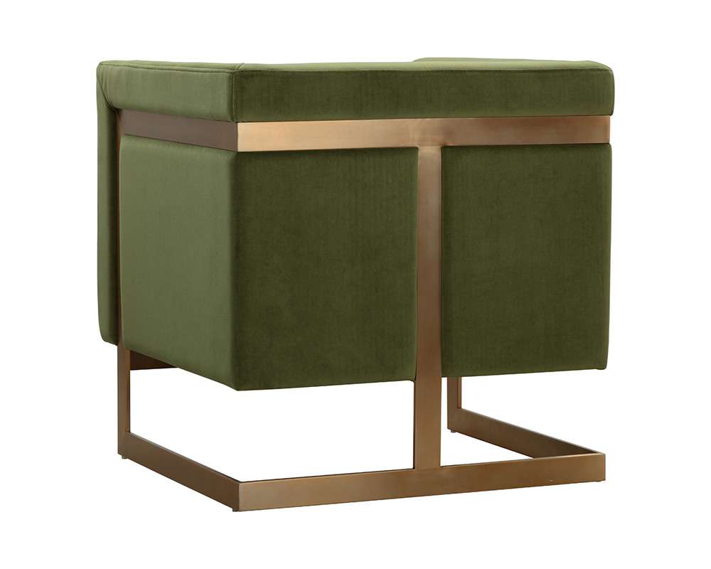 Sunpan - Ikon Yvette Armchair - Gold - Meg Olive - 110383 veiw 4