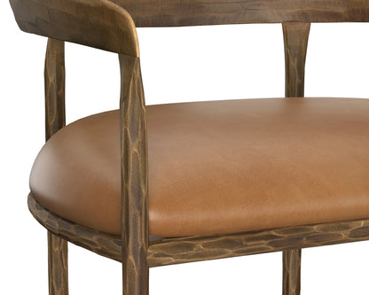 Sunpan - Zanatta Barstool - Tan Leather - 111798 view 5
