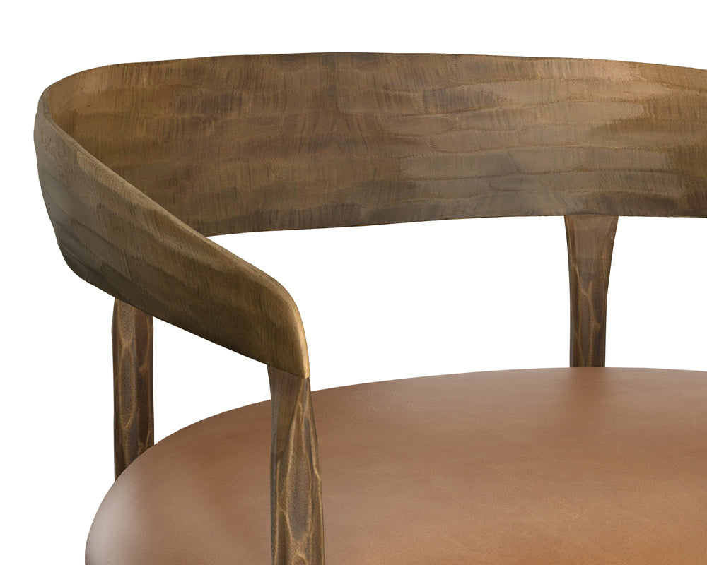 Sunpan - Zanatta Barstool - Tan Leather - 111798 view 6