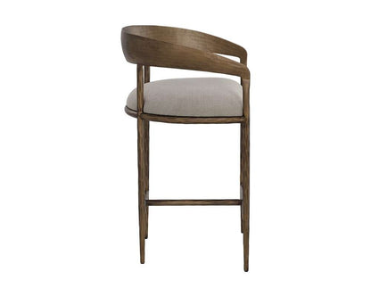 Sunpan - Zanatta Counter Stool - Zenith Taupe Grey - 110614 veiw 3