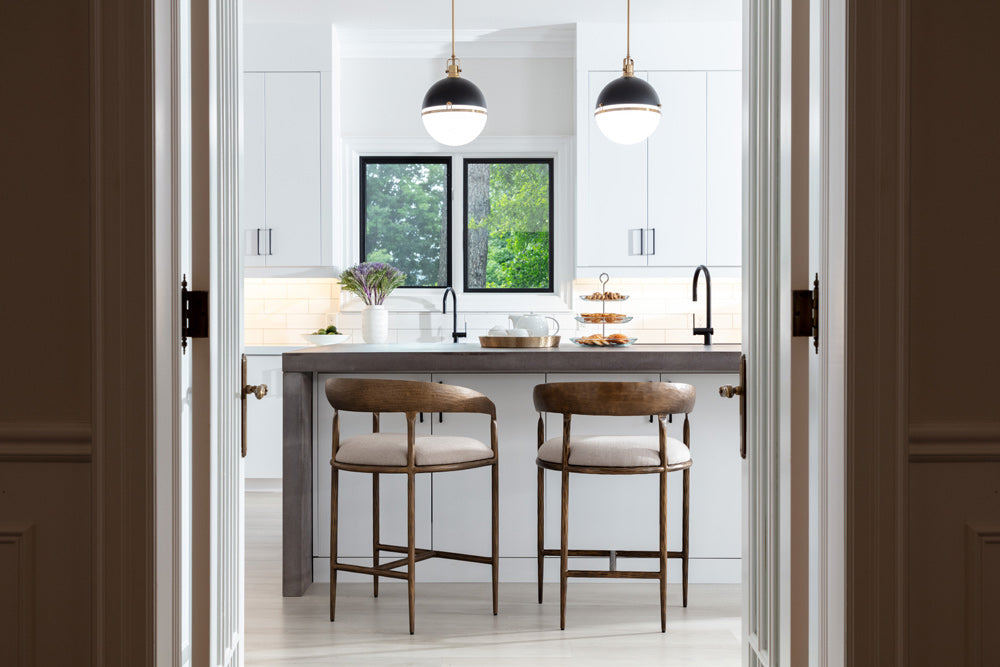 Sunpan - Zanatta Counter Stool - Zenith Taupe Grey - 110614 view 5