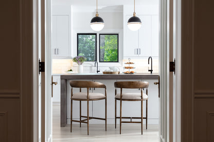 Sunpan - Zanatta Counter Stool - Zenith Taupe Grey - 110614 view 5