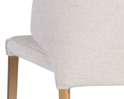 Sunpan - Ikon Zayden Dining Chair - Belfast Oatmeal - 106477 view 6