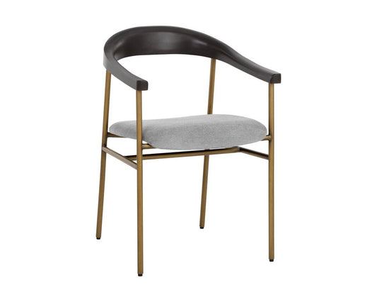 Sunpan - Zenn Giorgio Dining Armchair - Polo Club Stone - 108692_CLOSEOUT view 1