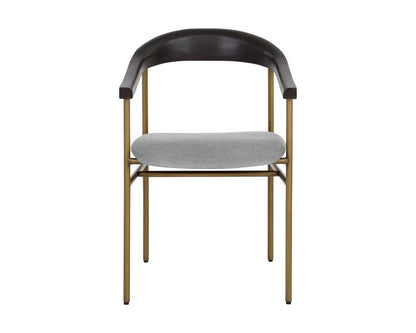 Sunpan - Zenn Giorgio Dining Armchair - Polo Club Stone - 108692_CLOSEOUT view 2