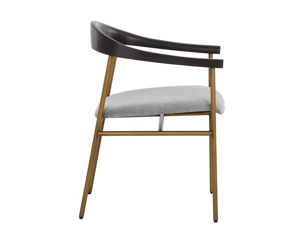 Sunpan - Zenn Giorgio Dining Armchair - Polo Club Stone - 108692_CLOSEOUT view 3