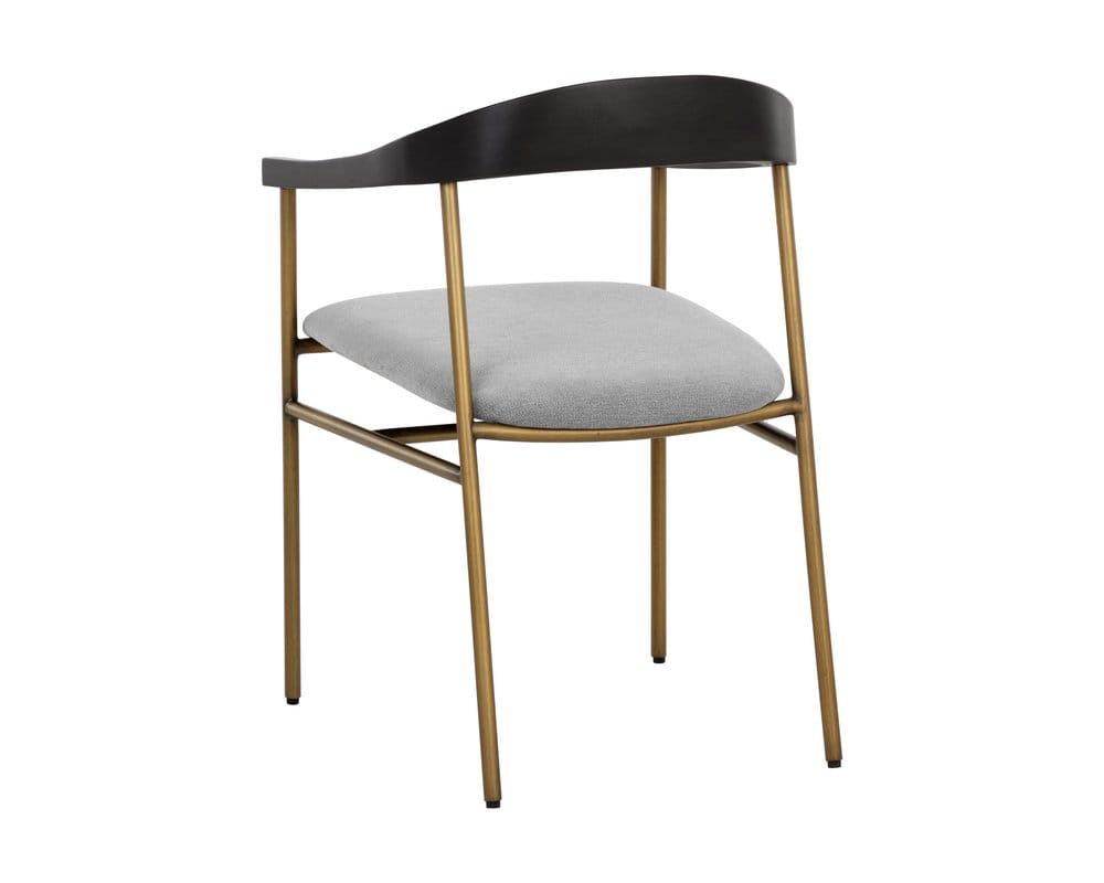 Sunpan - Zenn Giorgio Dining Armchair - Polo Club Stone - 108692_CLOSEOUT view 4