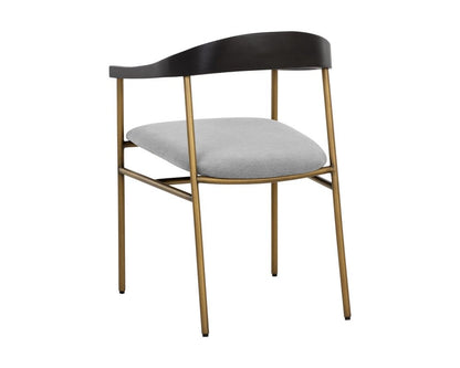 Sunpan - Zenn Giorgio Dining Armchair - Polo Club Stone - 108692_CLOSEOUT view 4