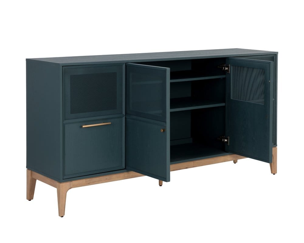 Sunpan - Zenn Rivero Sideboard - Teal - 110750 view 4