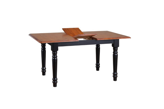 Sunset Trading - 5 Piece Butterfly Leaf Dining Table Set with Arrowback Chairs - DLU-TLB3660-820-BCH5PC veiw 2