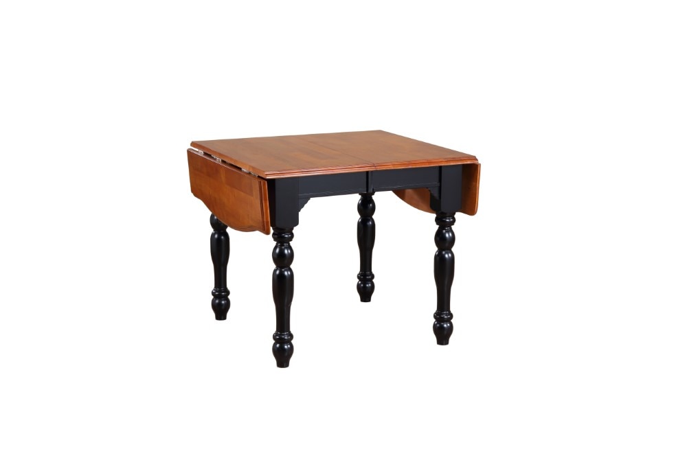 Sunset Trading - 5 Piece Drop Leaf Extension Dining Table Set with Napoleon Chairs - DLU-TDX3472-C50-BCH5PC veiw 3
