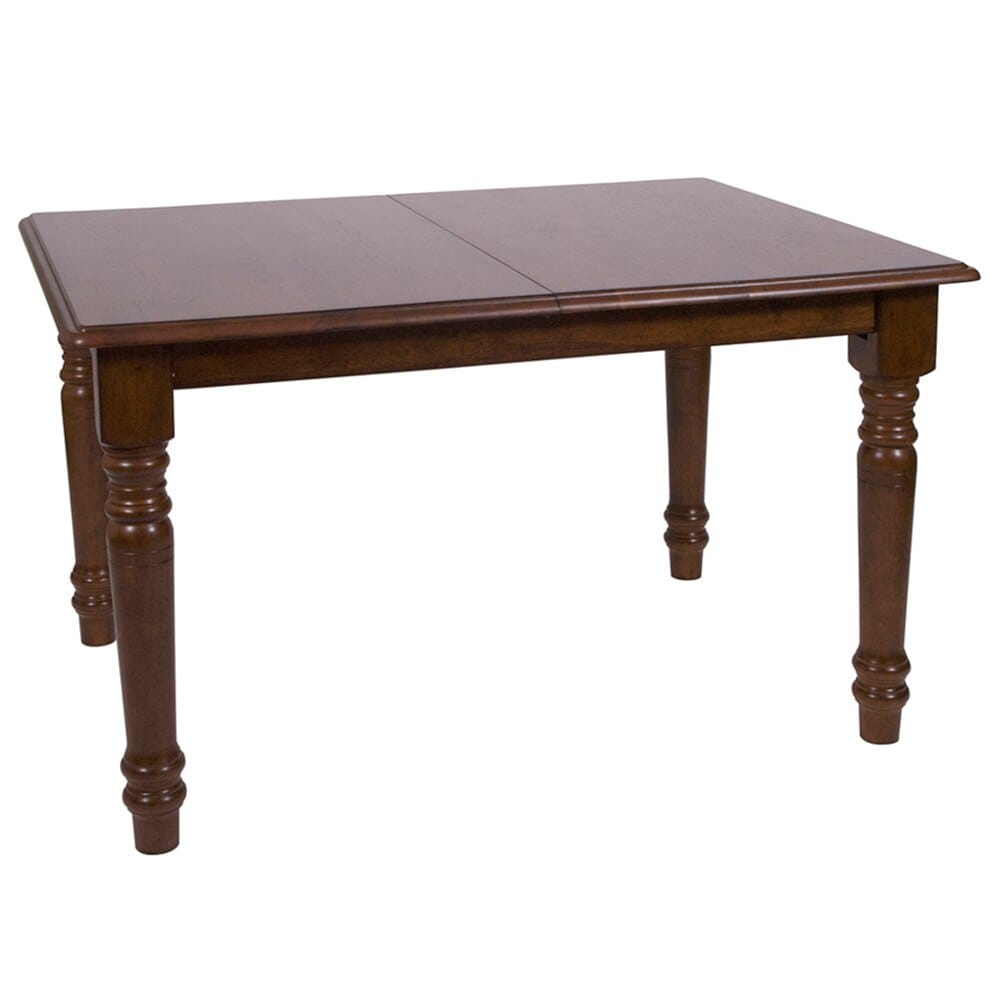 Sunset Trading - 5PC 60in Rectangular Extendable Wood Dining Set  - Antique Black with Cherry Rub Through and Chestnut Brown - PK-3660CT-820CM-BCH5P veiw 3