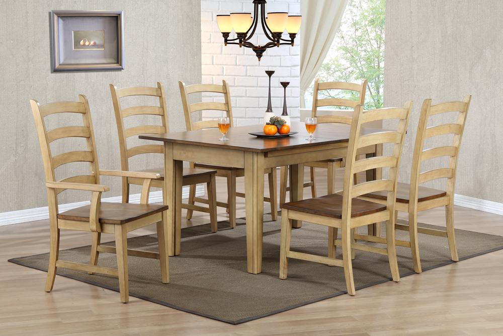 Sunset Trading - 7 Piece Brook Rectangular Extension Dining Set - DLU-BR134-PW7PC veiw 1