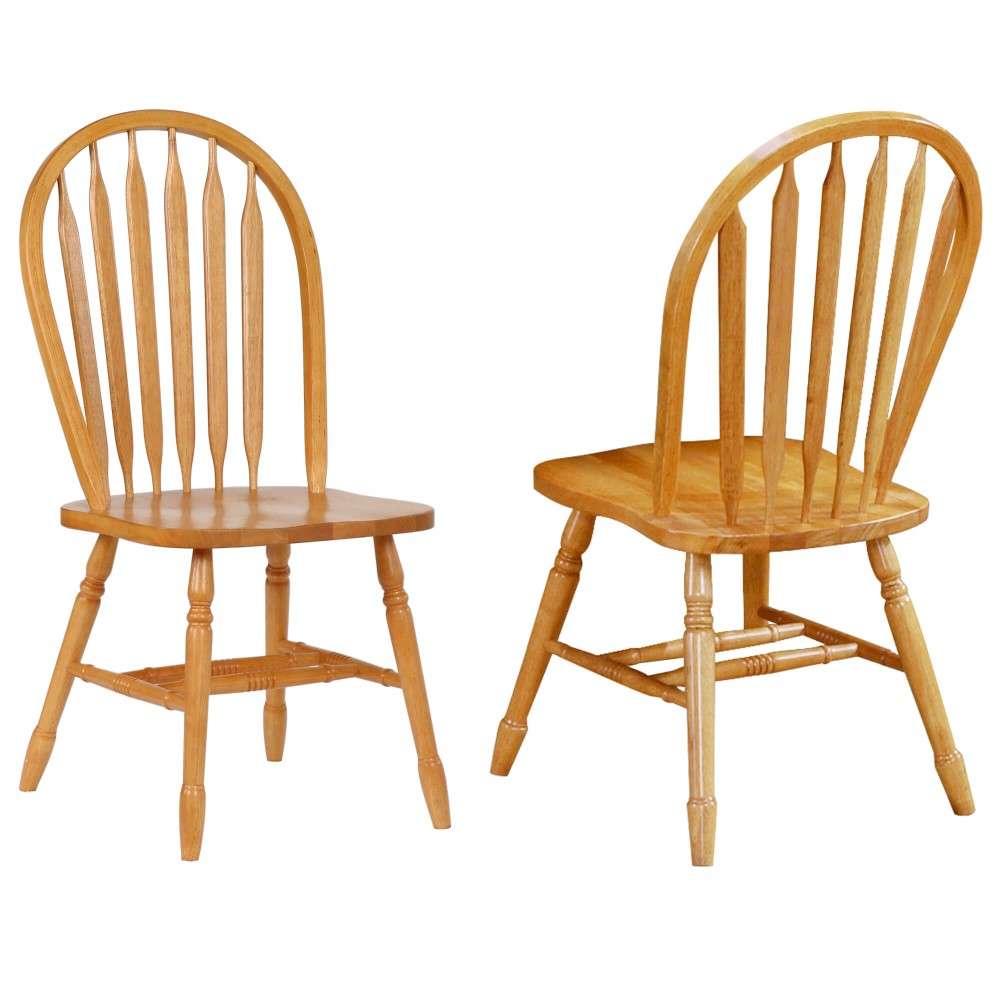 Sunset Trading - 7 Piece Drop Leaf Extension Dining Set with Arrowback Chairs - DLU-TDX3472-820-LO7PC veiw 5