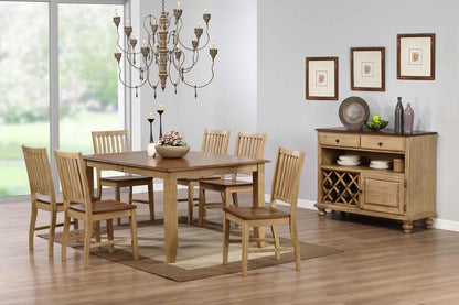 Sunset Trading - 8 Piece Brook Extension Dining Set with Server - DLU-BR4272-C60-SRPW8PC veiw 1