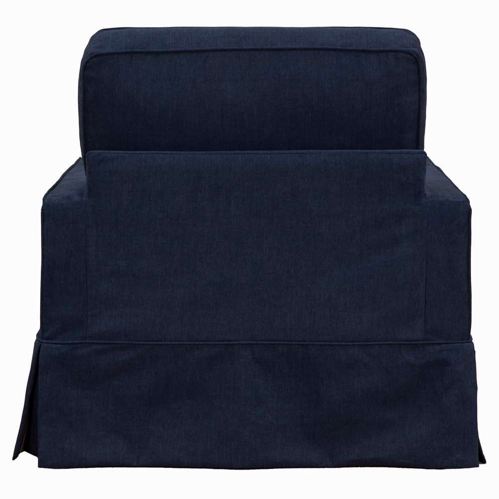 Sunset Trading -  Americana   Box Cushion Slipcovered Chair  - SU-108520-391049 veiw 4