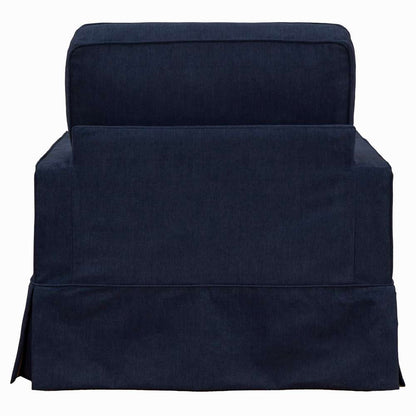 Sunset Trading -  Americana   Box Cushion Slipcovered Chair  - SU-108520-391049 veiw 4