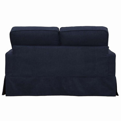 Sunset Trading -  Americana   Box Cushion Slipcovered Loveseat  - SU-108510-391049 veiw 5