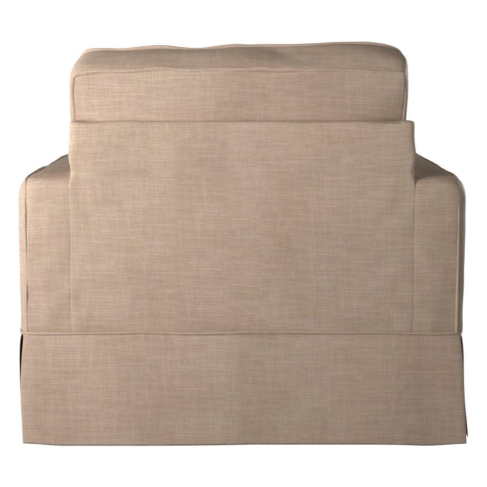Sunset Trading - Americana Slipcover for Box Cushion Track Arm Chair - Linen  - SU-108520SC-466082 veiw 5