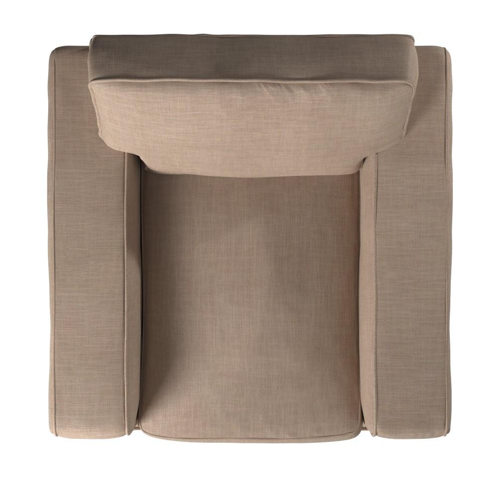Sunset Trading - Americana Slipcover for Box Cushion Track Arm Chair - Linen  - SU-108520SC-466082 veiw 6