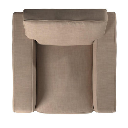 Sunset Trading - Americana Slipcover for Box Cushion Track Arm Chair - Linen  - SU-108520SC-466082 veiw 6