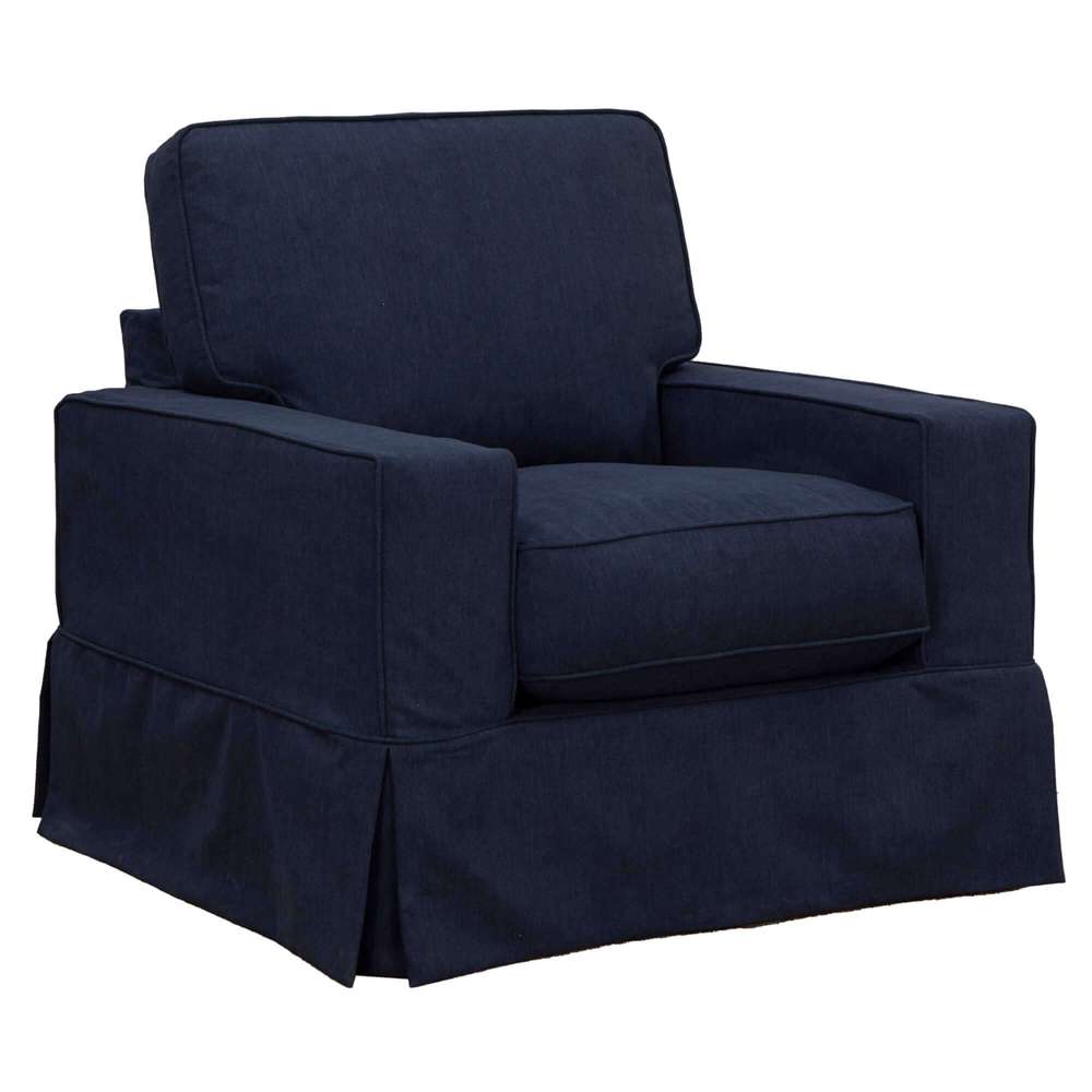 Sunset Trading -  Americana  Slipcover Only for Rectangular Ottoman  - SU-108530SC-391049 veiw 5