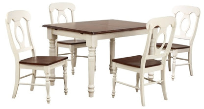 Sunset Trading - Andrews 5 Piece Butterfly Leaf Dining Set With Napoleon Chairs - DLU-ADW3660-C50-AW5PC veiw 1