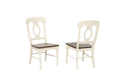 Sunset Trading - Andrews 5 Piece Butterfly Leaf Dining Set With Napoleon Chairs - DLU-ADW3660-C50-AW5PC veiw 4